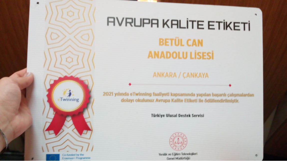 Ankara İl Milli Eğitim Müdürlüğü Tarafından Okulumuza eTwinning 