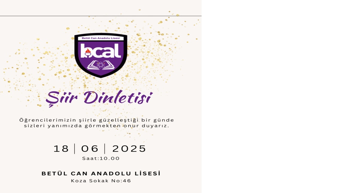 ŞİİR DİNLETİSİ